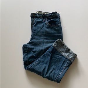 Christopher & Banks Denim Capri's Medium Wash 8